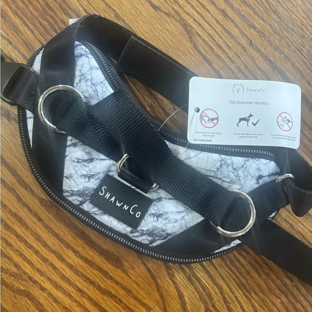ShawnCo Essential Dog Harness No-Pull Pet Vest w/ 3 Leash Clips, No Choke Small